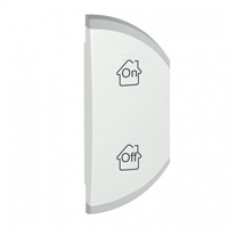 Enjoliveur céliane bus - GEN/ON/OFF - simple droite - blanc