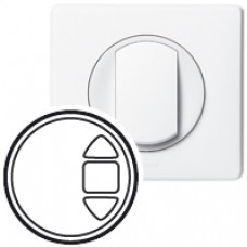 Enjoliveur Céliane - interrupteur individuel radio/RTS Somfy - blanc