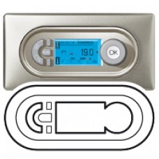Enjoliveur Céliane -gestionnaire d'ambiance / thermostat / programmateur - blanc