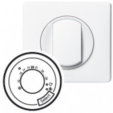 Enjoliveur Céliane - thermostat fil pilote / CPL - blanc