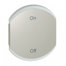 Enjoliveur céliane radio - ON/OFF - double - titane
