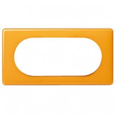 Plaque Céliane - glacé - 4/5 modules - mandarine