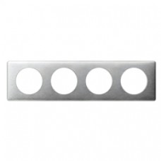 Plaque Céliane - Métal - 4 postes - Aluminium