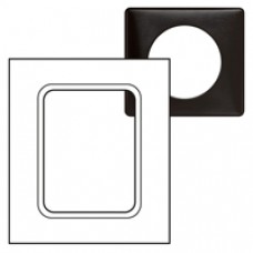 Plaque Céliane - Métal - pour écrans tactiles 3,5'' - Carbone