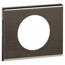 Plaque Céliane - Matières - 1 poste - Black Nickel
