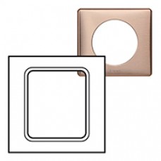 Plaque Céliane - Métal - pour écrans tactiles 3,5'' - Copper