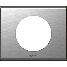 Plaque Céliane - 1 poste - inox brossé