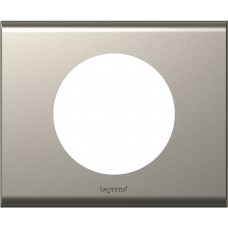 Plaque Céliane - 1 poste - nickel velours