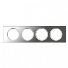 Plaque Céliane - Exclusives - 4 postes - Verre Miroir