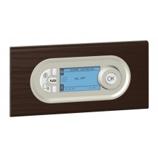 Plaque Céliane - Matières - 4/5 modules - Teinté Wengué