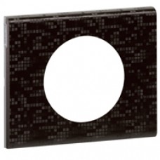 Plaque Céliane - Matières - 1 poste - Cuir Pixel