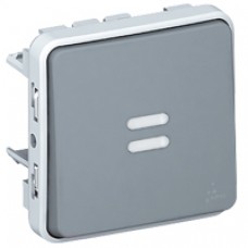 Va-et-vient témoin sans neutre Prog Plexo composable gris - 6 AX