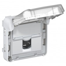 Prise RJ 45 Prog Plexo - Cat. 6 - FTP - IP 55 volet fermé IK 07 - LCS²