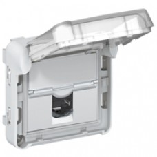 Prise RJ 45 Prog Plexo - Cat. 5e - FTP - IP 55 volet fermé IK 07 - LCS²