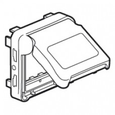 Adapateur Prog Plexo composable pour fonction Mosaic - volet fumé - blanc Artic