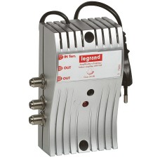 Amplificateur TV - UHF + VHF - 862 MHz - 1 entrée - 2 sorties