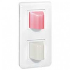 Hublot de couloir - pour programme Présence - rouge + blanc