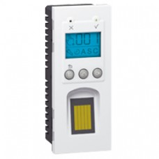 Lecteur biométrique d'empreinte digitale Mosaic - 5 modules vertical - blanc