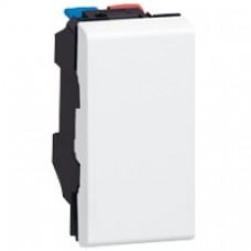 Interrupteur va-et-vient Mosaic - 1 module - 20 AX - blanc