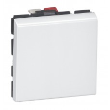 Interrupteur va-et-vient Mosaic - 2 modules - 10 AX - blanc