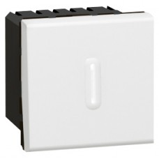 Interrupteur temporisé Mosaic - 2 modules - blanc