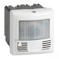 Détecteur autonome ECO 2 Mosaic-encastré ou saillie - 15 m2 - IR+ultrasonic