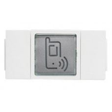 Signalétique lumineuse à LEDs vertes/rouges Mosaic - 2 modules - blanc