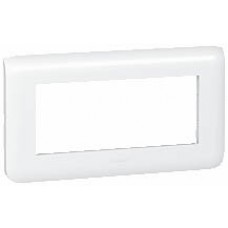 Plaque Mosaic - 5 modules horizontal - blanc