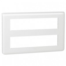 Plaque Mosaic - 2x10 modules horizontal - blanc