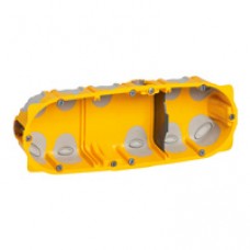 Boîte multipostes Prog. Batibox Energy - 3 postes - 6/8 modules - prof. 40 mm
