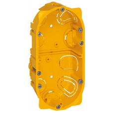 Boîte multiposte Batibox - cloison sèche - 2 postes - 4/5 modules - prof. 40