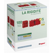 Boîte multimatériaux Batibox - 1 poste - prof. 40