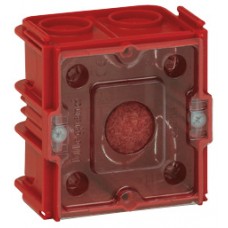 Boîte monoposte Batibox - maçonnerie - carrée associable - prof. 50