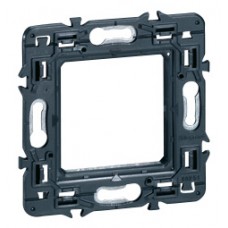 Support pour fixation à vis Batibox - sécable - pour 1 poste - 2 mod