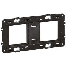 Support pour fixation à vis Batibox - montage horiz/vert -pour 2 postes -4/5 mod