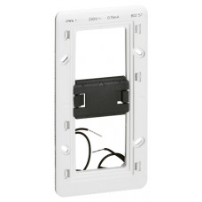Support lumineux Batibox - pour Mosaic - 2 postes - 4 modules - montage vert