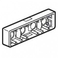 Cadre Mosaic - pour support réf. 802 54 - prof 40 mm - 10 ou 4x2 modules horiz