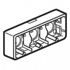 Cadre Mosaic - pour support réf. 802 53 - prof 40 mm - 6/8 ou 3x2 modules horiz