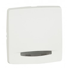 Poussoir à voyant appareillage saillie composable - 6 A - blanc
