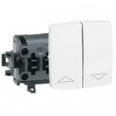 Interrupteur pour volets roulants appareillage saillie composable - blanc