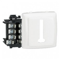 Prise téléphone 8 contacts appareillage saillie composable - blanc