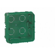 Boîte complète Batibox pour dérivation - rectangulaire - 85x85x40 mm