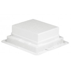 Boîte d'encastrement plastique - pour boîte de sol 12 modules ou haut. 65 mm 10 modules 