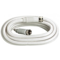 Rallonge TV - 1 fiche femelle Ø9,52 mm + 1 fiche mâle ''F'' - 2 m - (gencod)