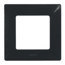 Plaque 1 poste NILOÉ - ONYX