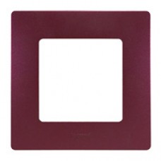 Plaque 1 poste NILOÉ - PRUNE