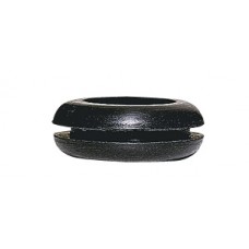 Passe-fil PVC noir - pour fil Ø maxi 17 - Ø perçage 22