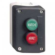 Station de contrôle-fonction de démarrage et d'arrêt-1 NO + 1 NC