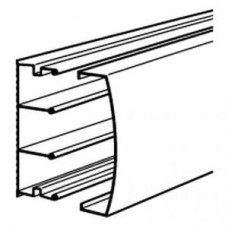 Moulure 50 X 20 fond + couvercle, 3 compartiments