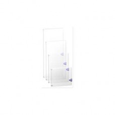 Porte transparente pour coffret en saillie sans porte 2 rangées